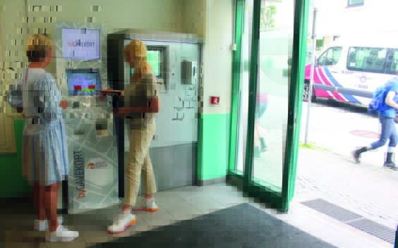 Bygavekort automat i klostergarasjen